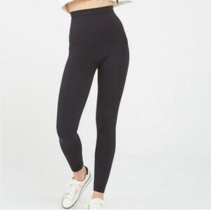 Spanx Look At Me Now Black Sculpt Leggings Size L Black NWOT